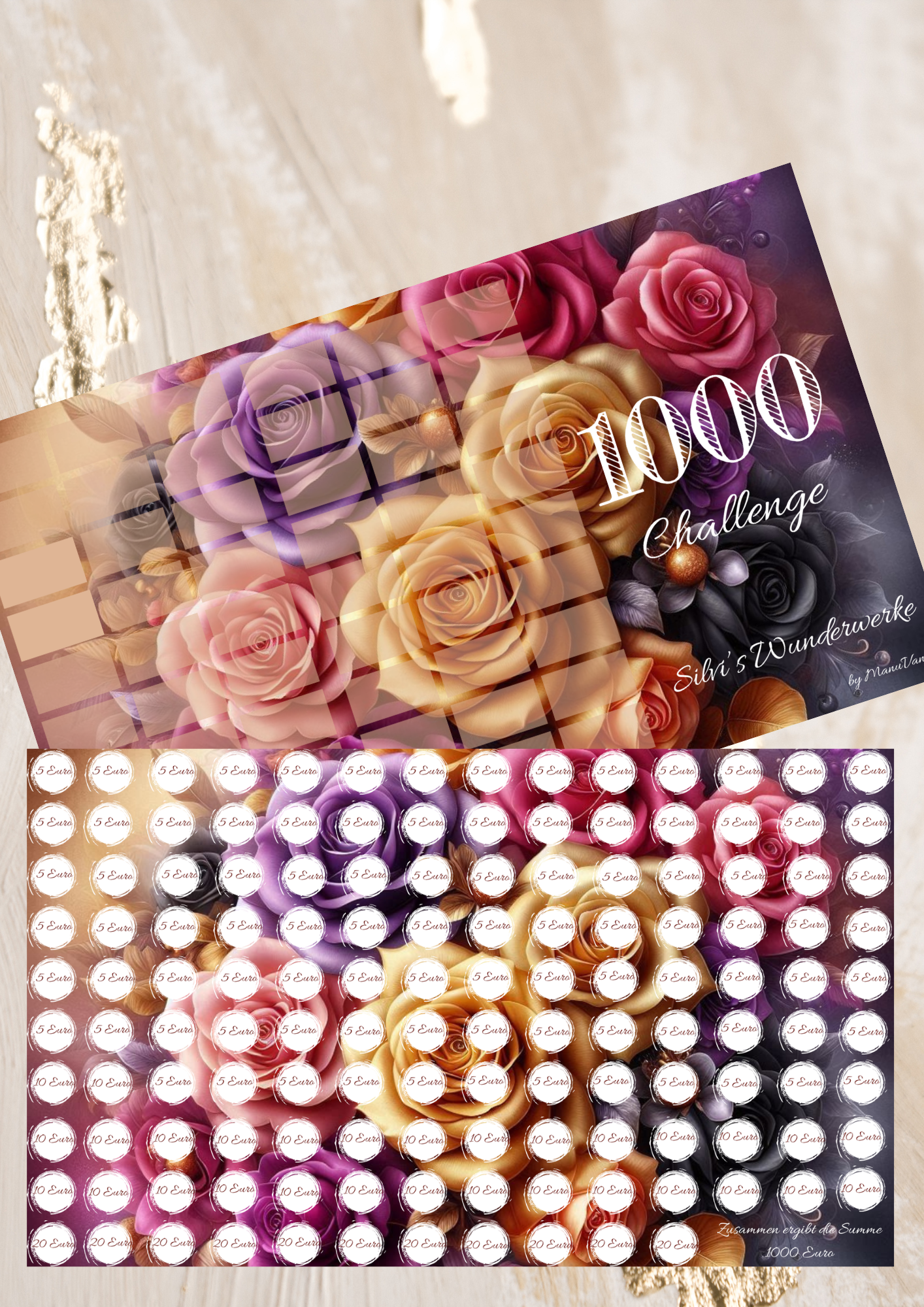 1000 Euro Challenge + extra Tracker