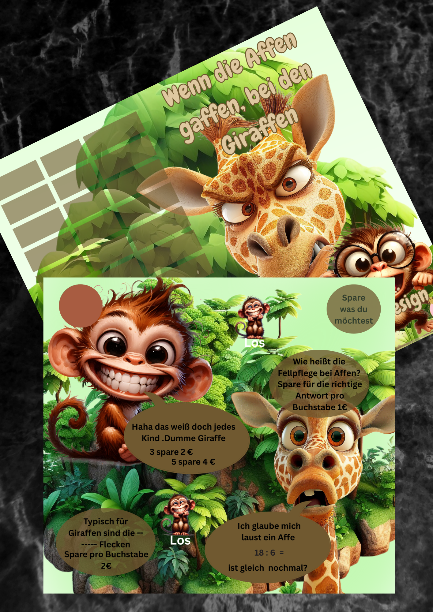 Wenn die Affen bei den Giraffen Gaffen