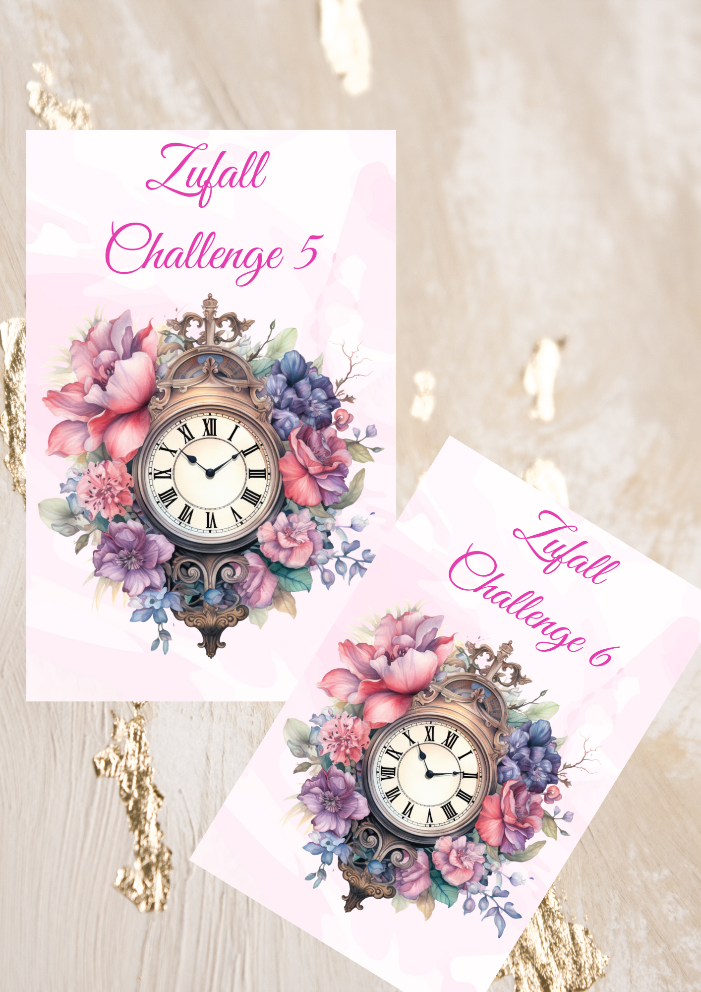 Zufall Challenge's Uhren 1-6