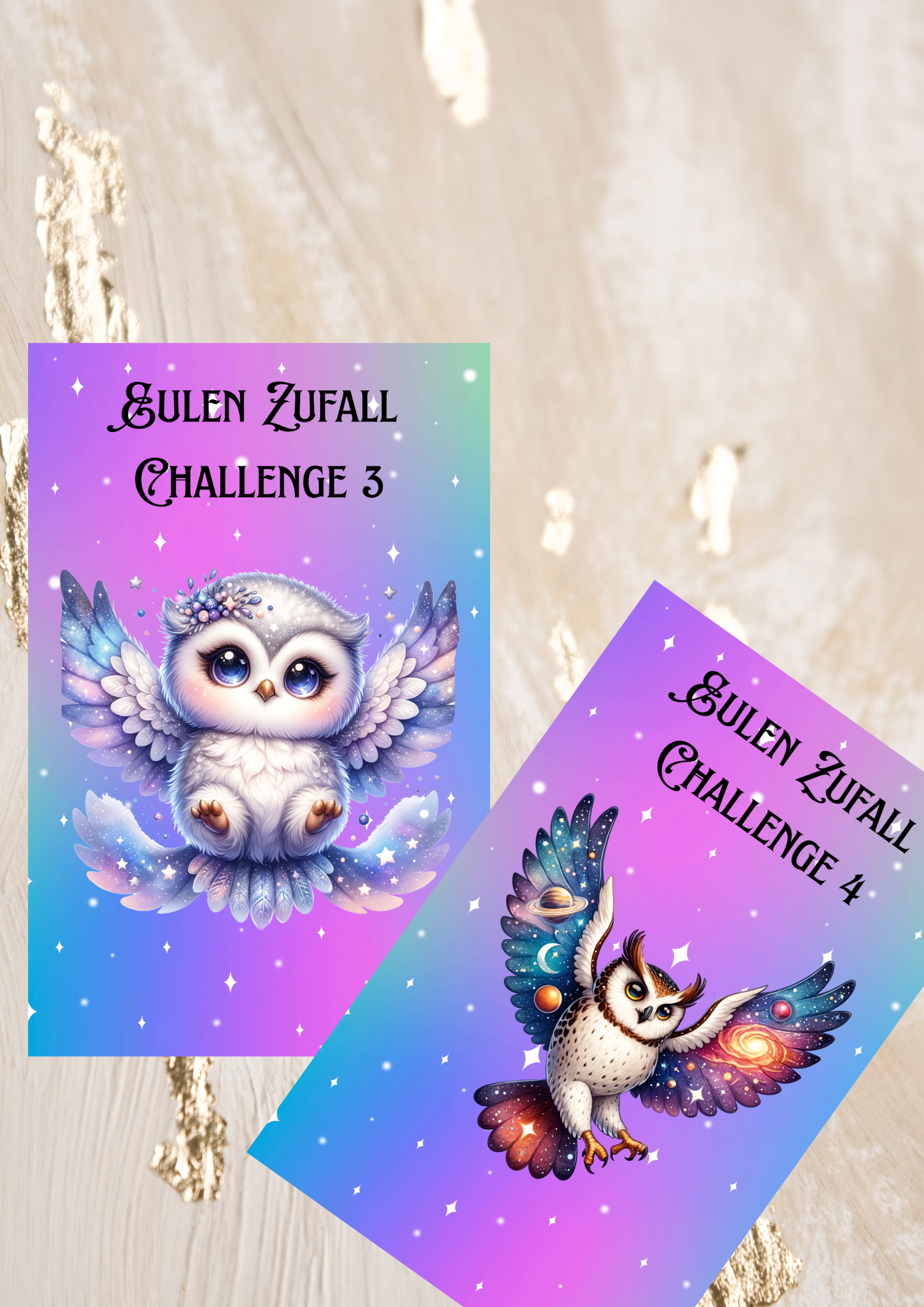 Eulen Zufall challenges 1-6