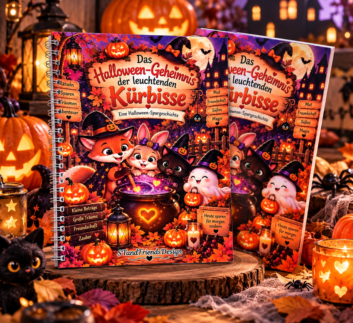 süsses Halloween sparbuch
