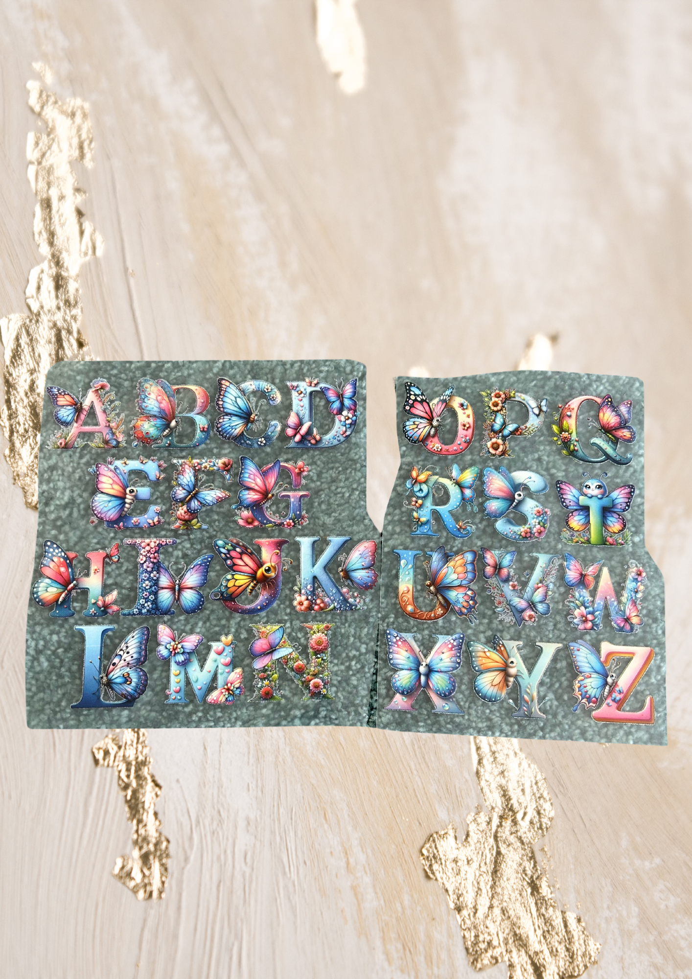 bügelbilder Buchstaben