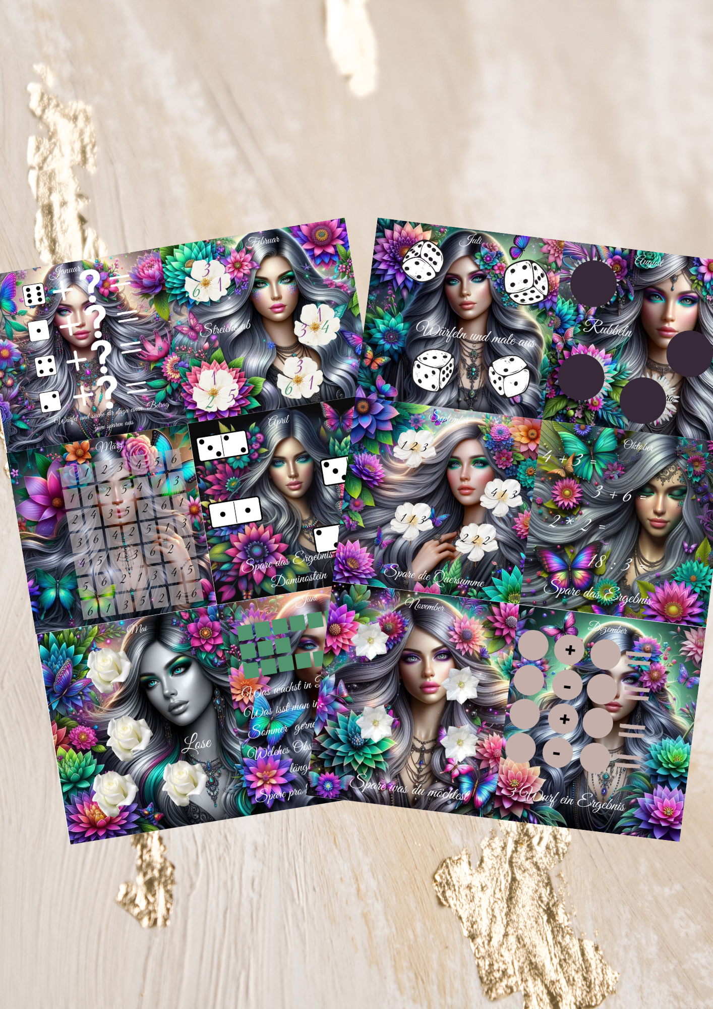 Flower Women Mini Jahreschallenge