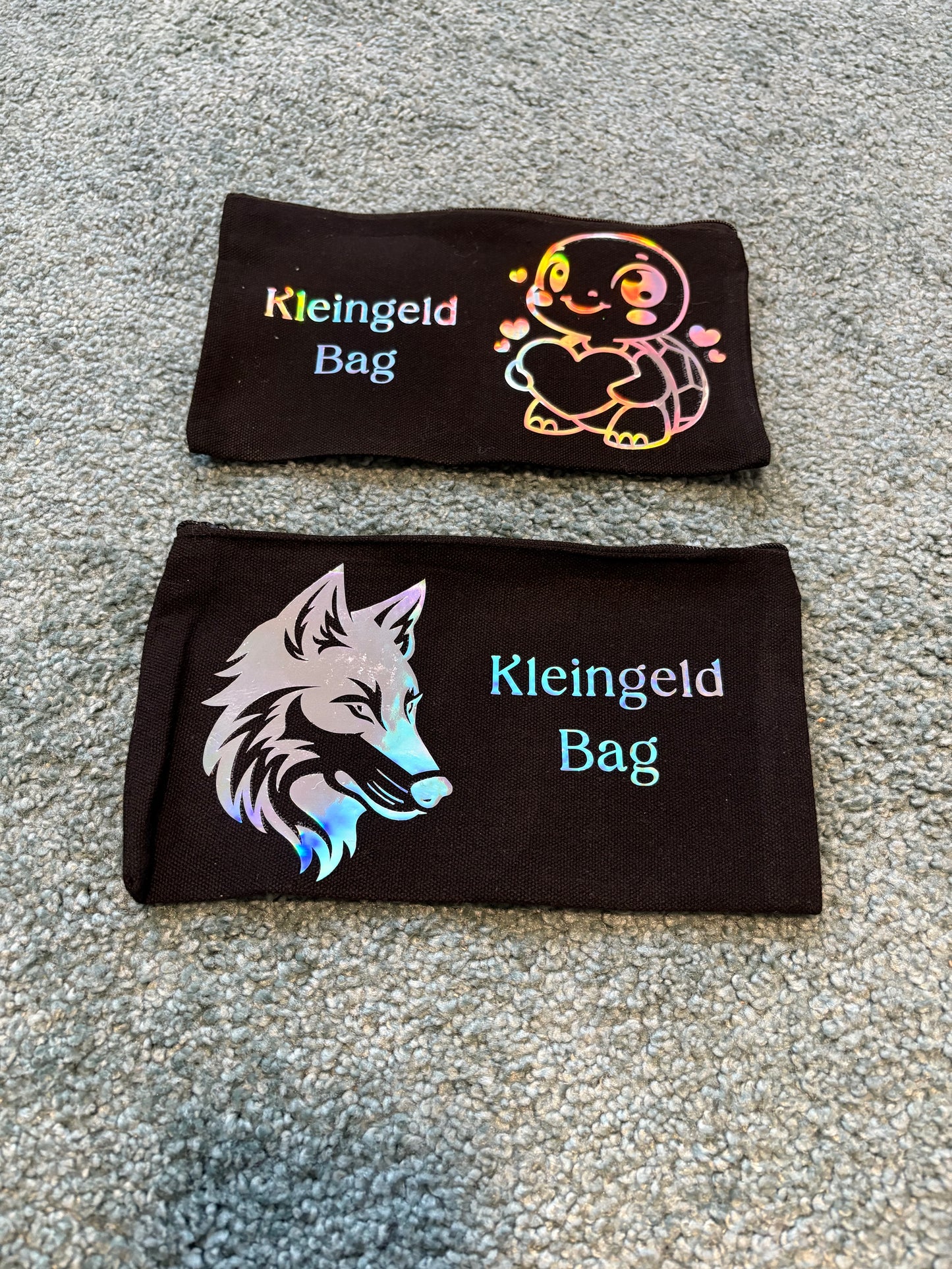 Kleingeld Bag mit Plotterung
