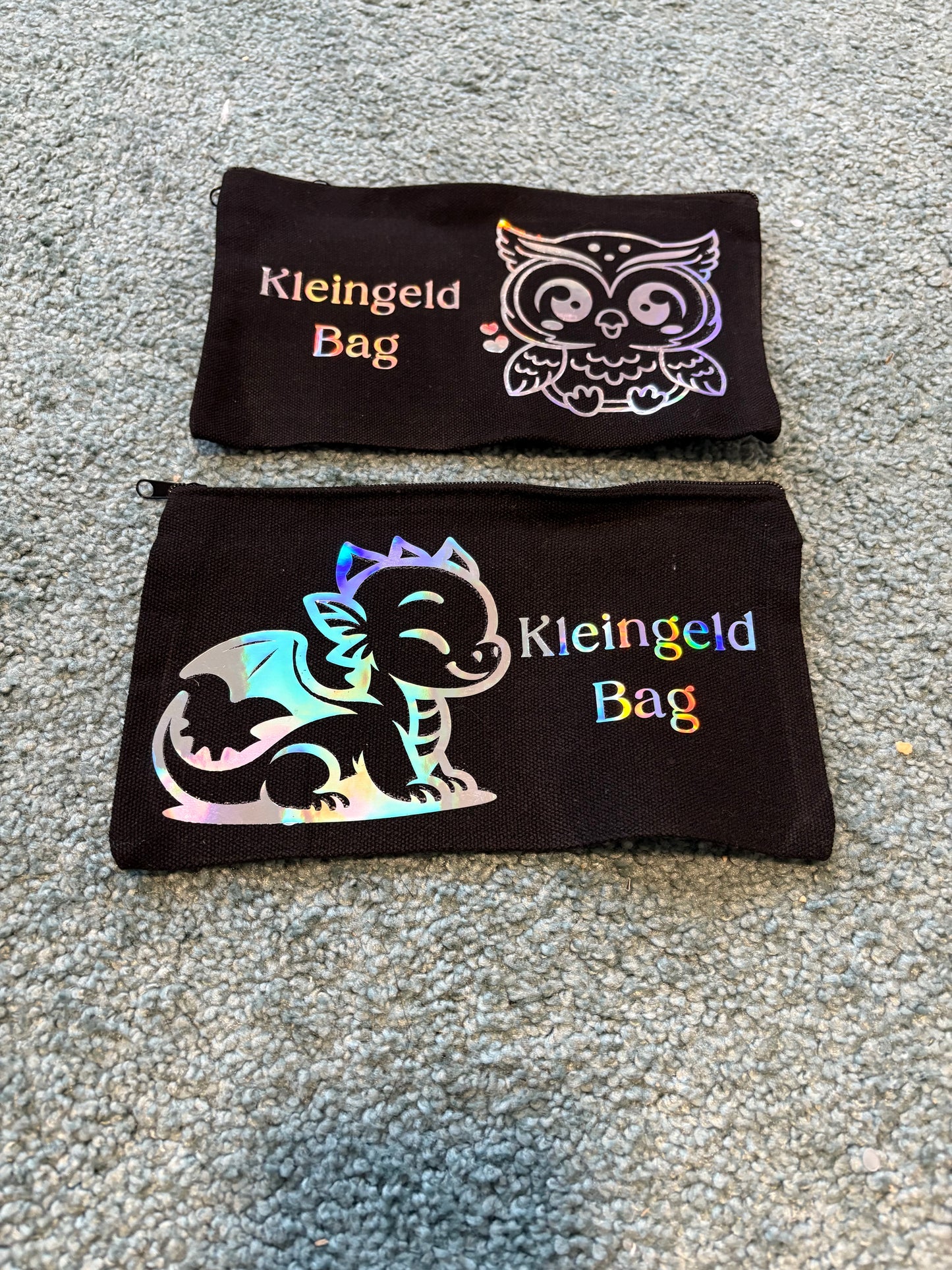 Kleingeld Bag mit Plotterung