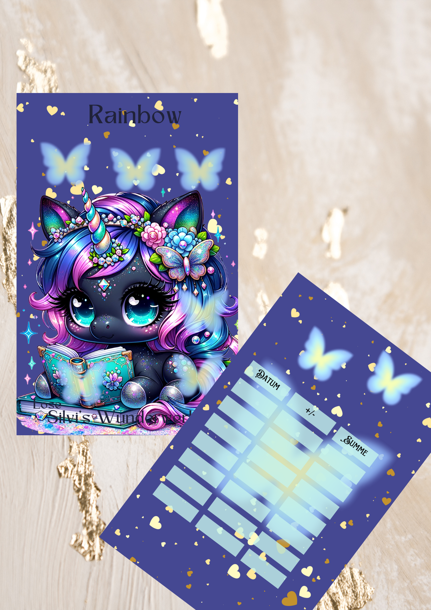 Einhorn Challenges Set oder Einzelt