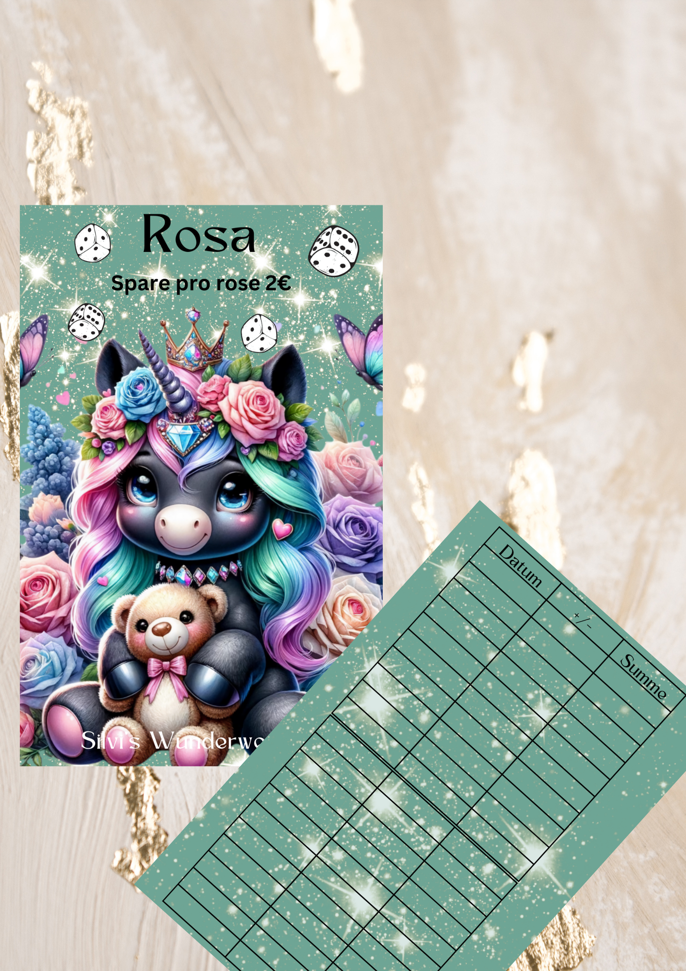 Einhorn Challenges Set oder Einzelt