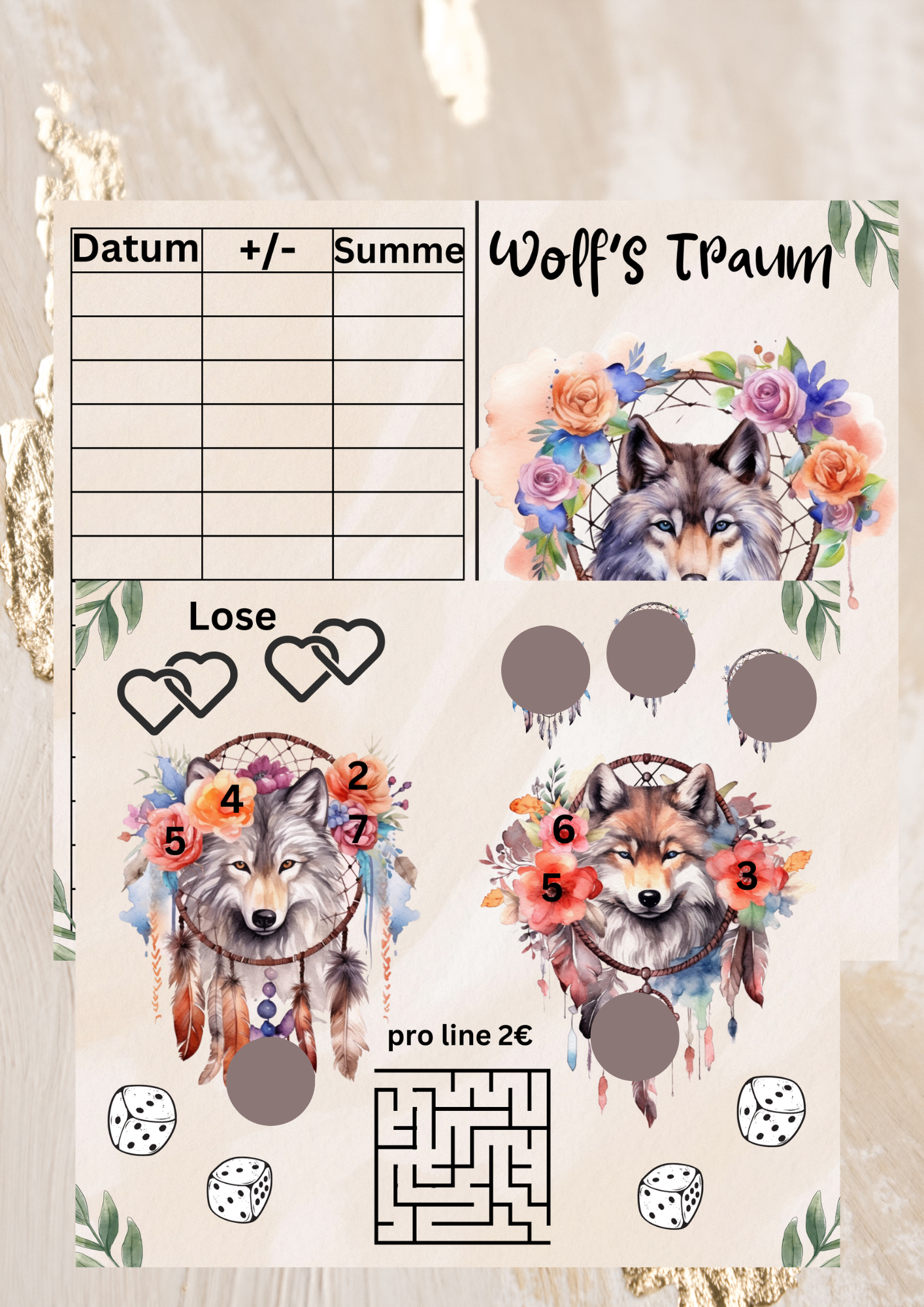 Wolfs Träume set