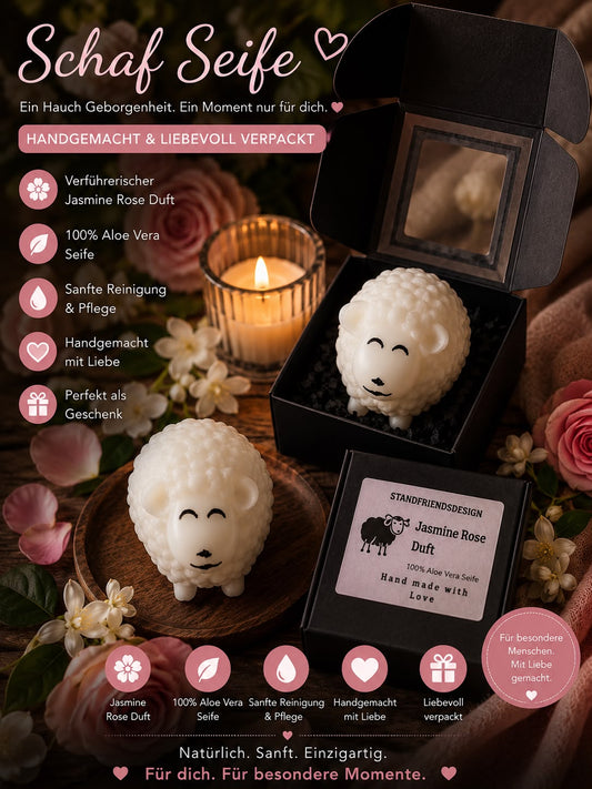 Schaf Seife Jasmine Rose Duft