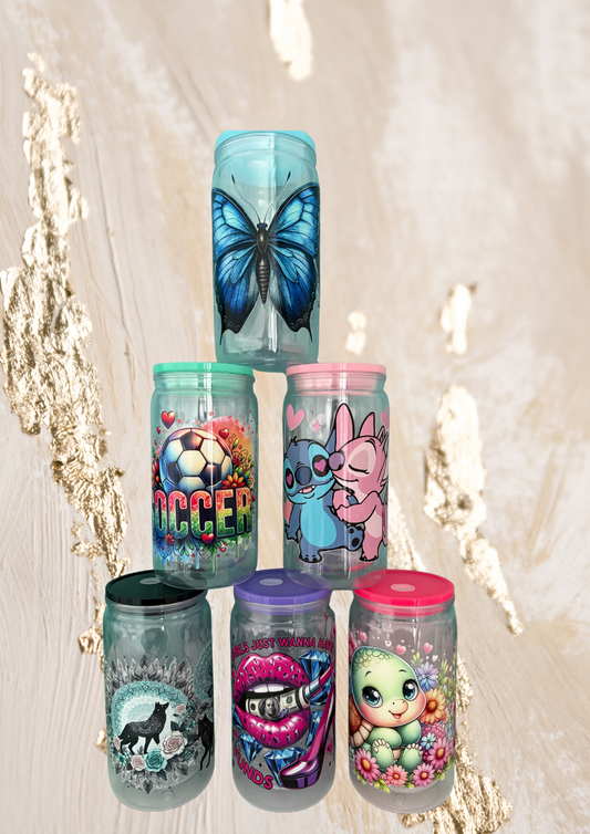 Snow Globe Becher Kunstoff