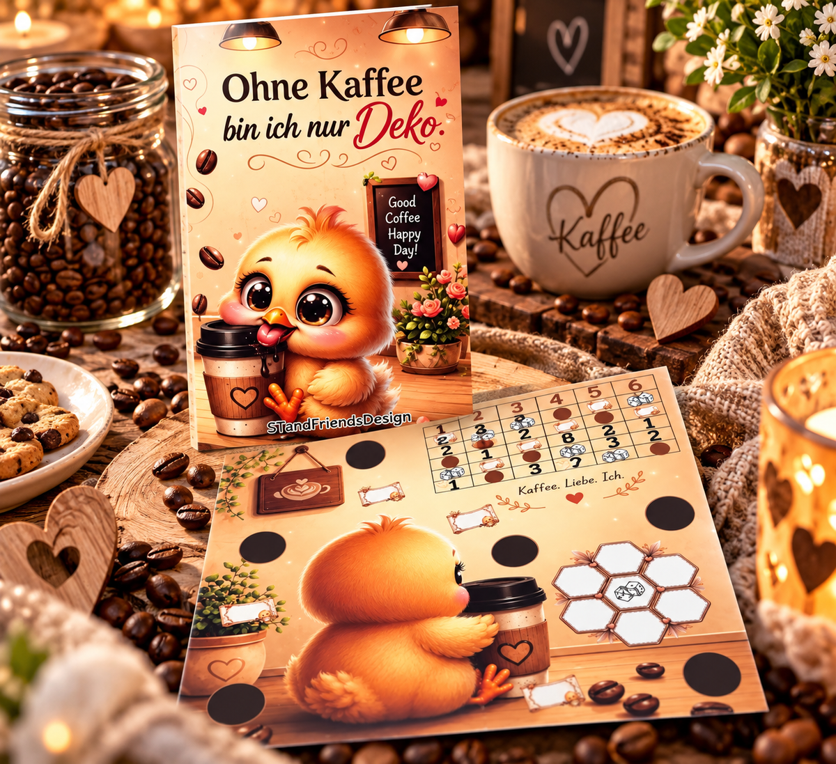 Ohne Kaffee bin ich nur Deko