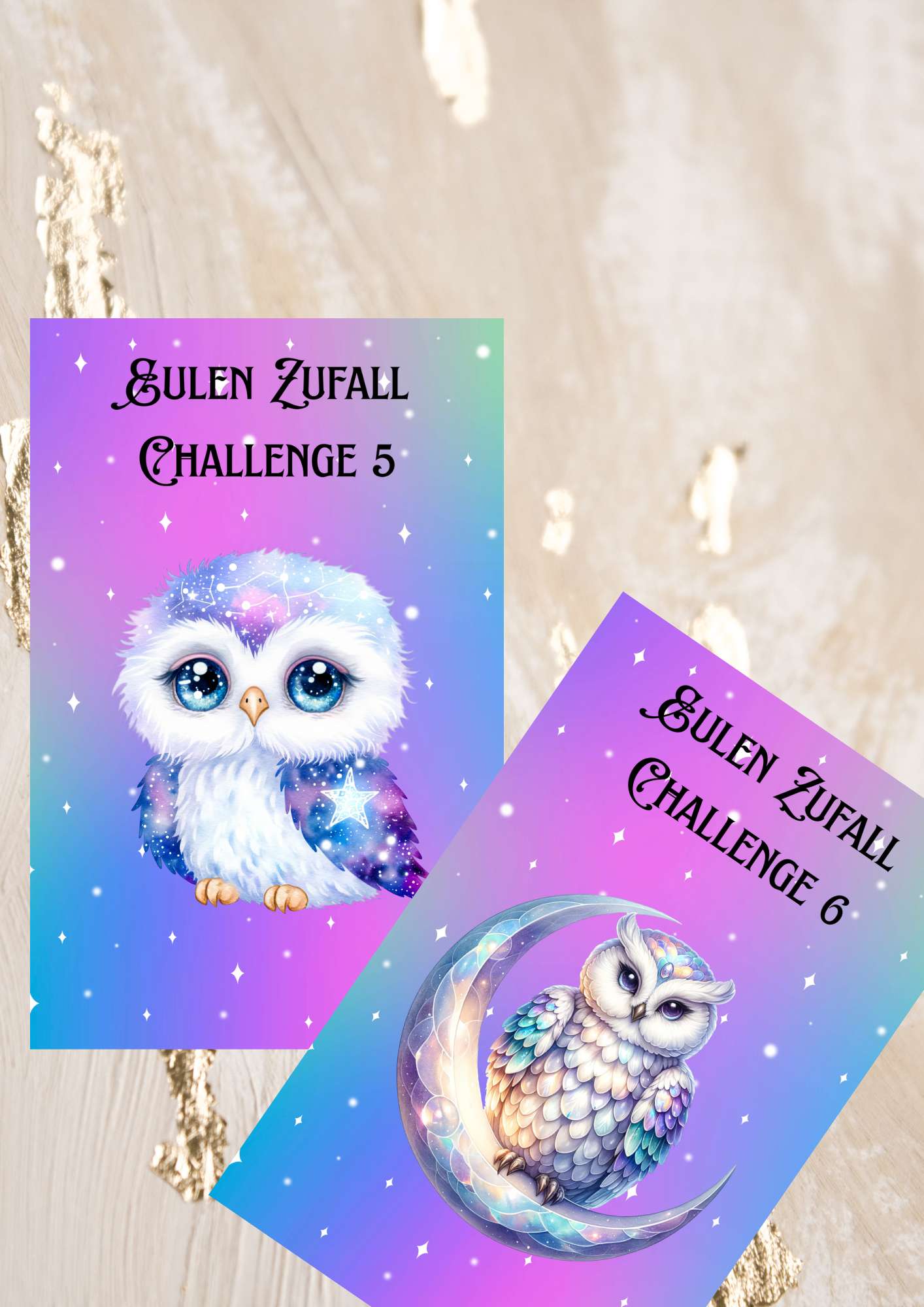 Eulen Zufall challenges 1-6