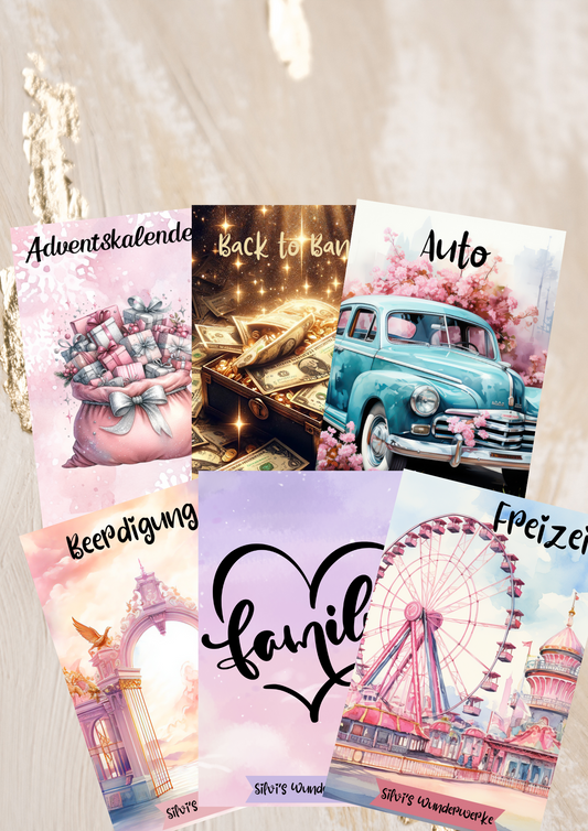 Kategorien Dashboards + Spaziele einleger zipperhüllen A6