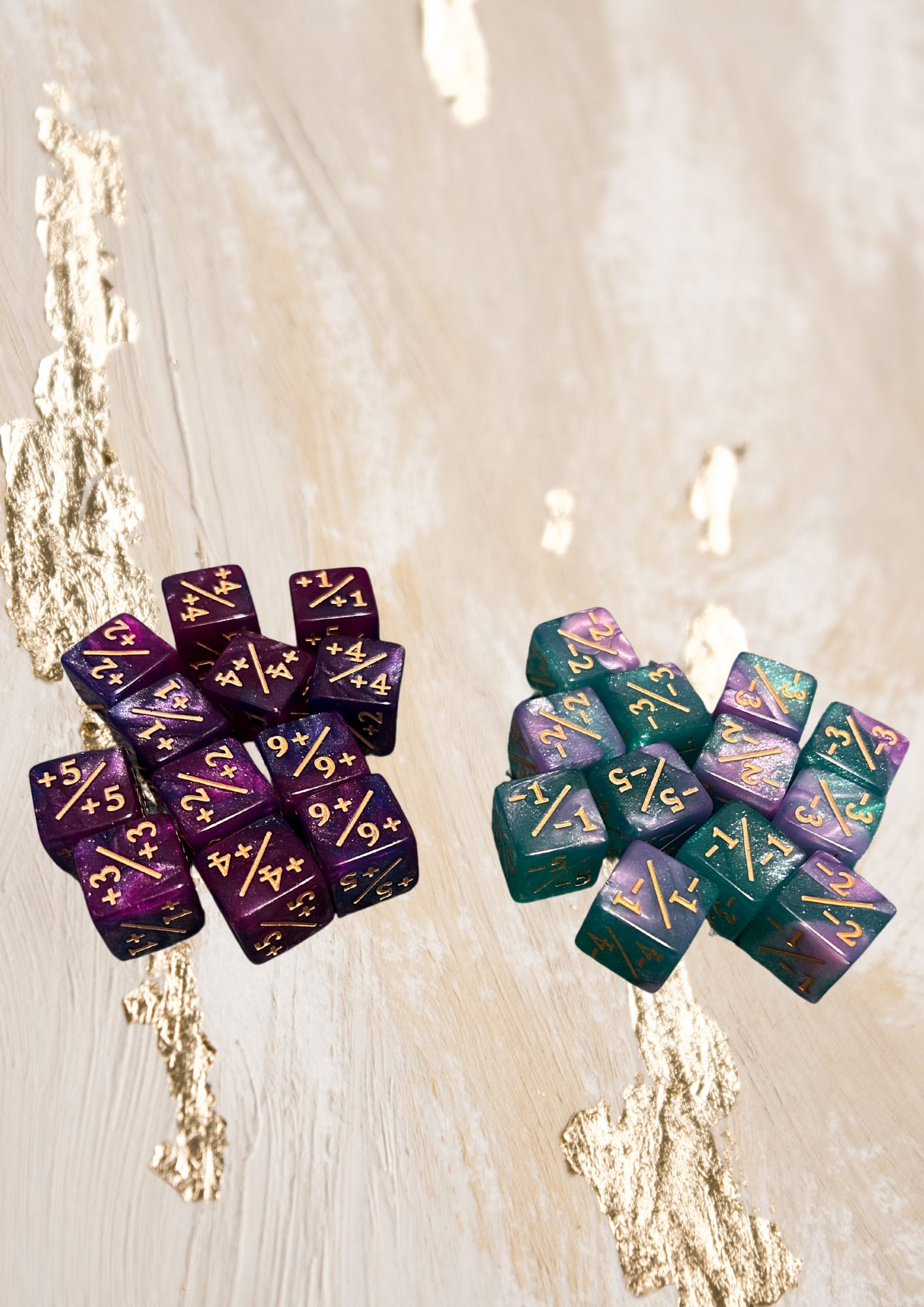 1-6 Plus und Minus Würfel