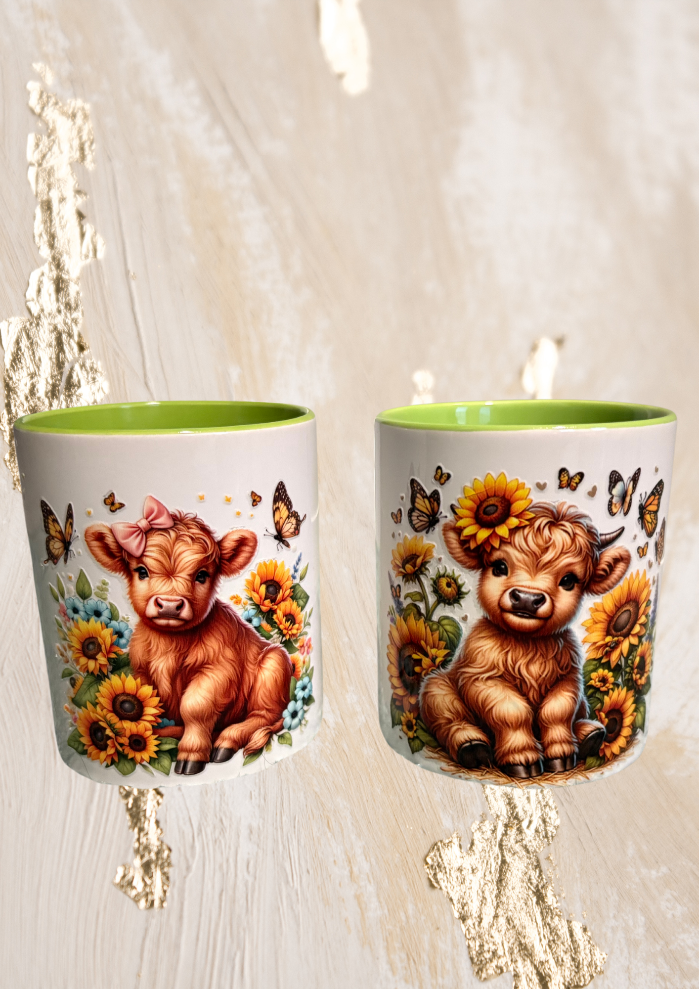 Kuh Becher mit Henkel