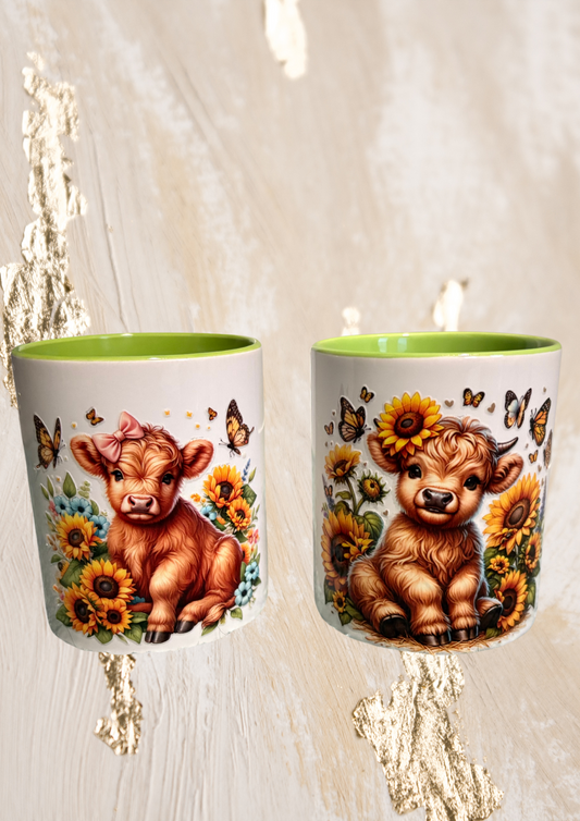 Kuh Becher mit Henkel