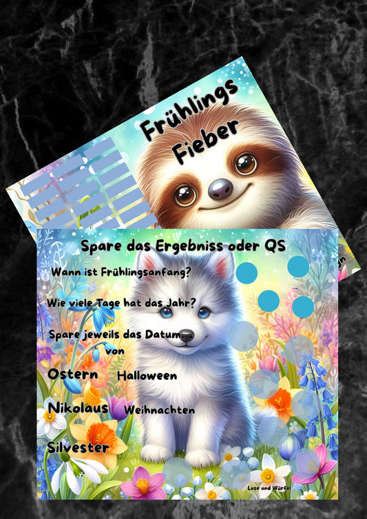 Jahres Tiere ( Frühling, Sommer, Herbst, Winter)