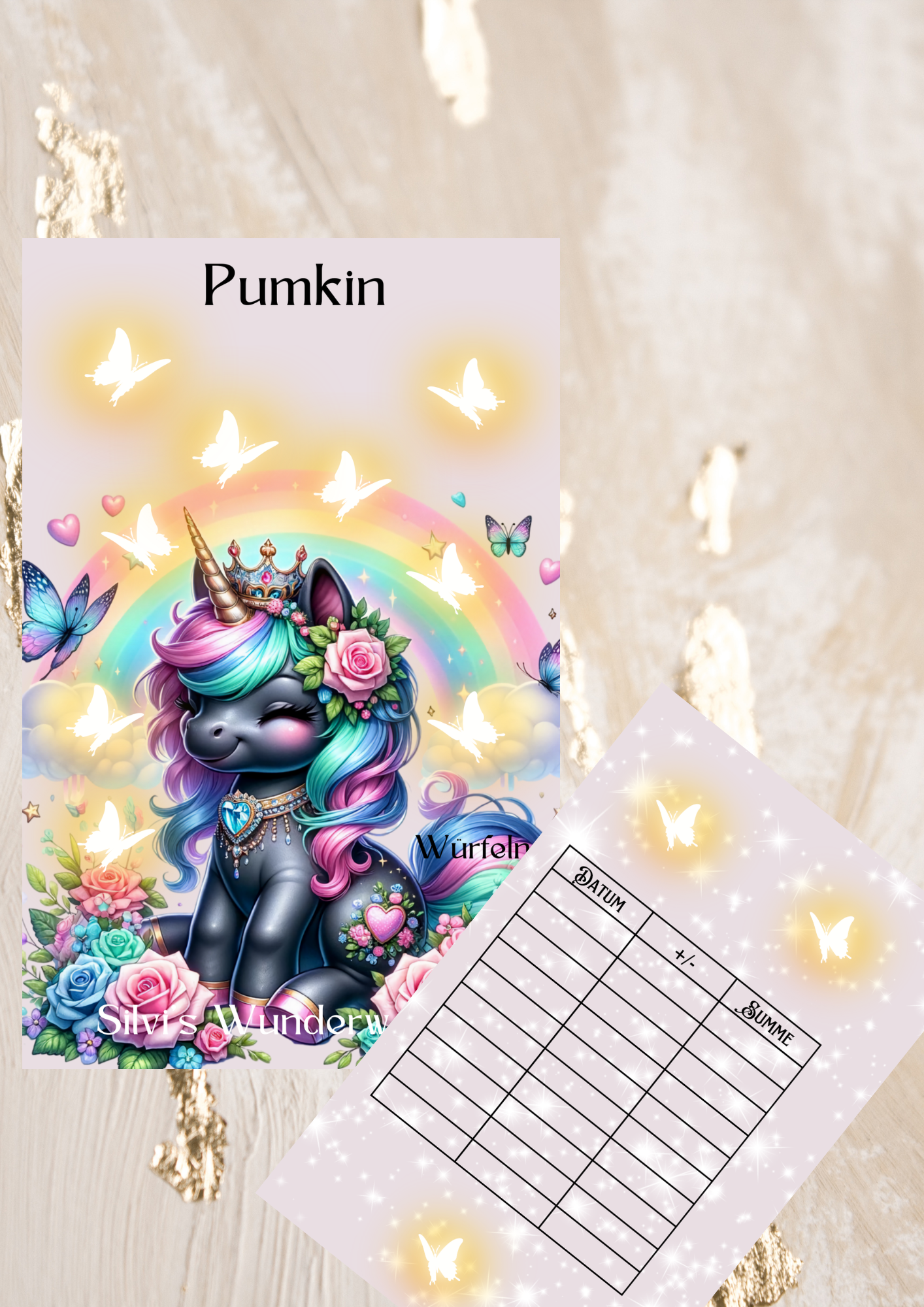 Einhorn Challenges Set oder Einzelt